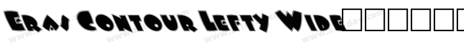 Eras Contour Lefty Wide字体转换